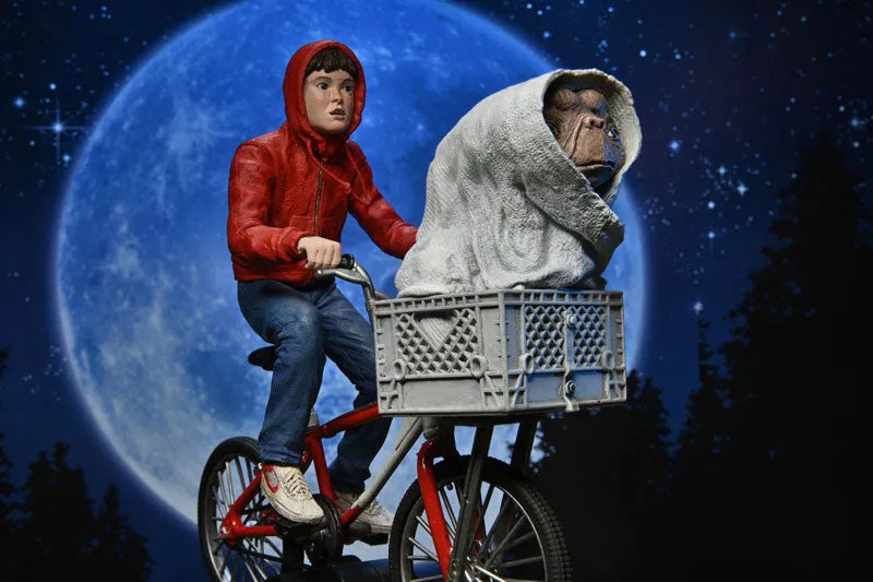 E.T. / E.T. & Elliott 40th Anniversary Display Figureㅤ – NECA – ActionFigureBrasil