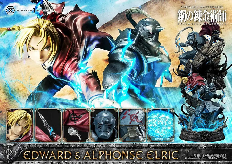 Edward & Alphonse Elric (Regular Version) Fullmetal Alchemist – Prime1Studio – ActionFigure Brasil