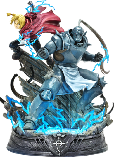 Edward and Alphonse Elric (Deluxe Version) - LIMITED EDITION: 500 (Deluxe Version) – Prime 1 Studio – ActionFigure Brasil — ângulo diferente