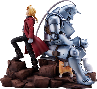 Edward Elric & Alphonse Elric (Brothers) – Proof – ActionFigure Brasil — com base expositora
