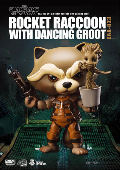 Egg Attack Action #008 "Guardians of the Galaxy" Rocket & Grootㅤ – Beast Kingdom – ActionFigureBrasil