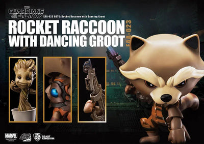 Egg Attack Action #008 "Guardians of the Galaxy" Rocket & Grootㅤ – Beast Kingdom – ActionFigureBrasil — close
