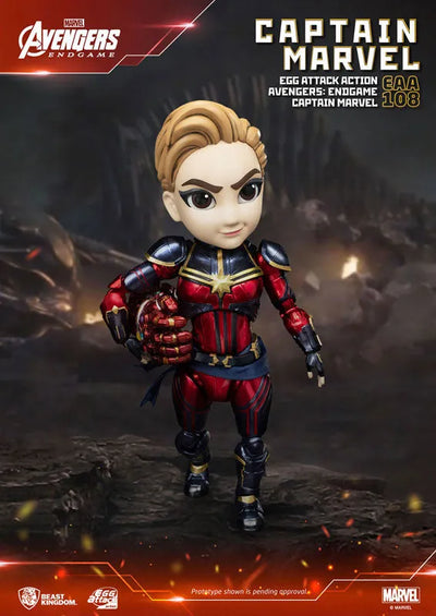 Egg Attack Action #068 "Avengers: Endgame" Captain Marvelㅤ – Beast Kingdom – ActionFigureBrasil