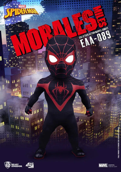 Egg Attack Action #070 "Marvel Comics" Spider-Man (Miles Morales)ㅤ – Beast Kingdom – ActionFigureBrasil