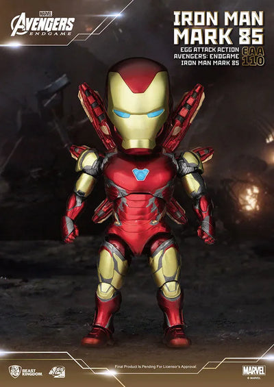 Egg Attack Action #072 "Avengers: Endgame" Iron Man Mark.85ㅤ – Beast Kingdom – ActionFigureBrasil