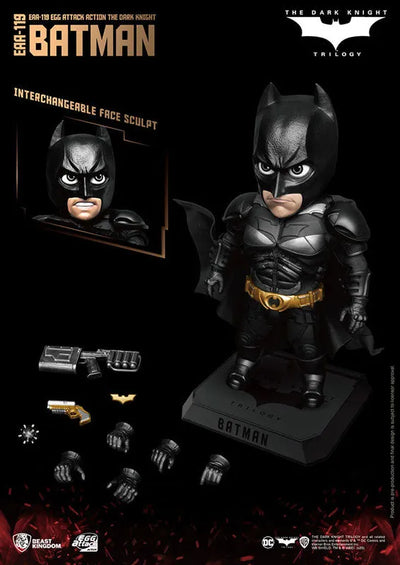 Egg Attack Action #076 "Dark Knight" Batmanㅤ – Beast Kingdom – ActionFigureBrasil — com base expositora