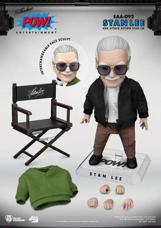 Egg Attack Action #083 Stan Leeㅤ – Beast Kingdom – ActionFigureBrasil