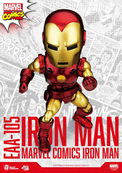 Egg Attack Action #086 "Marvel Comics" Iron Man (Classic)ㅤ – Beast Kingdom – ActionFigureBrasil