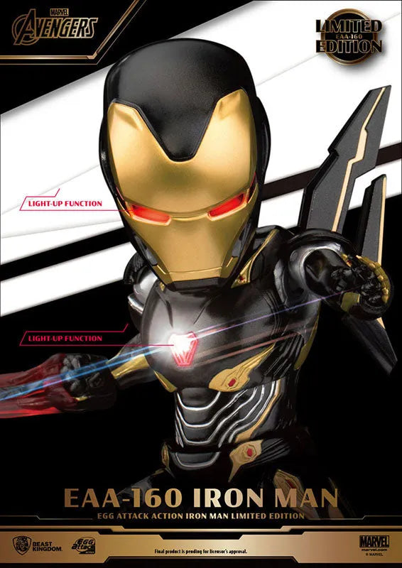Egg Attack Action Avengers: Infinity War Iron Man Mark. 50 Limited Editionㅤ – Beast Kingdom – ActionFigureBrasil