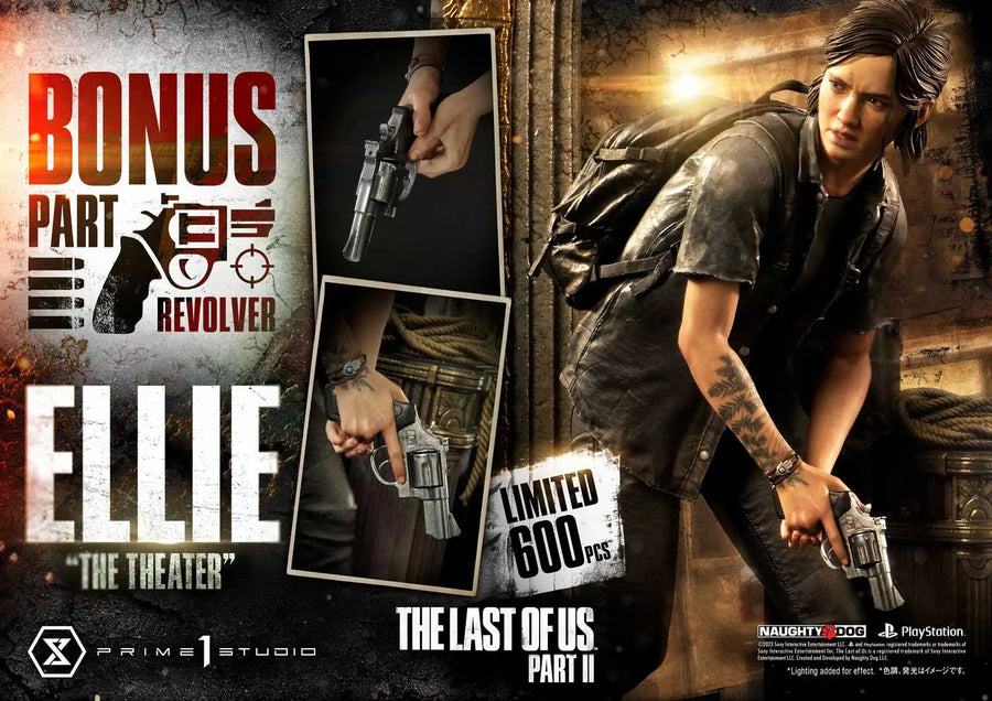Ellie The Theater (Bonus Version) The Last of Us Part II – Prime1Studio – ActionFigure Brasil