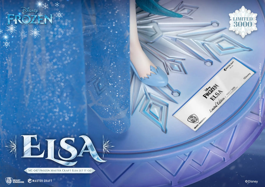 Elsa Let It Go - LIMITED EDITION: 3000 – Beast Kingdom – ActionFigure Brasil