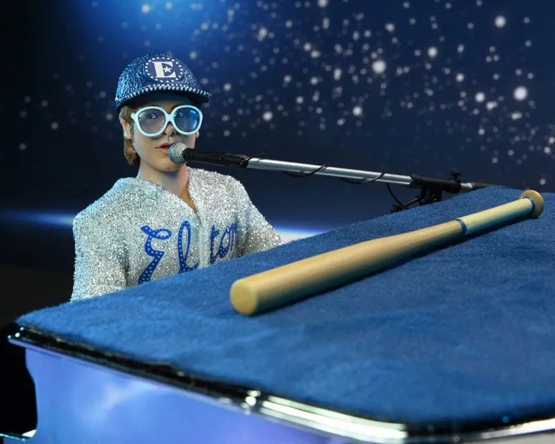Elton John live in 1975 8 Inch Action Doll and Grand Piano Setㅤ – NECA – ActionFigureBrasil