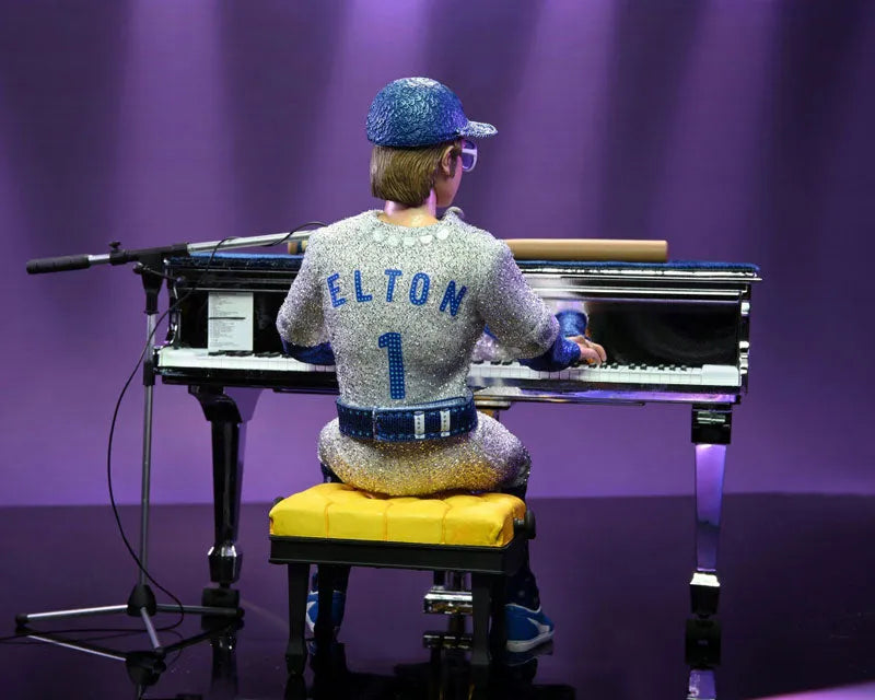 Elton John live in 1975 8 Inch Action Doll and Grand Piano Setㅤ – NECA – ActionFigureBrasil