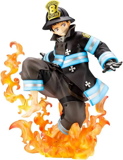 Enn Enn no Shouboutai - Shinra Kusakabe - ARTFX J - 1/8 - 2021 Re-release (Kotobukiya)ㅤ – Kotobukiya – ActionFigureBrasil — detalhe do produto