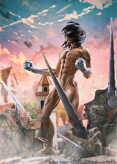 Eren Jaeger (Attack Titan Version) Judgment – Proof – ActionFigure Brasil — iluminação de estúdio