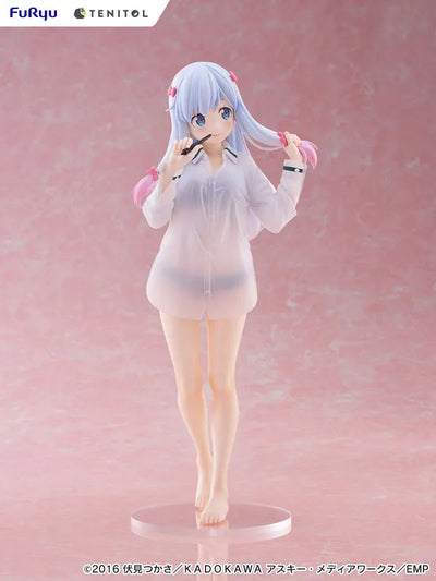Eromanga Sensei - Izumi Sagiri - Tenitol - Tenitol Tall - Shirt Ver. (FuRyu)ㅤ – FuRyu – ActionFigureBrasil — com base expositora