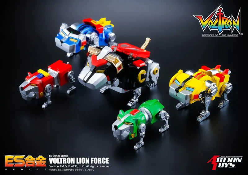 ES Gokin Voltron - Lion Force (ACTION TOYS)ㅤ – Action Toys – ActionFigureBrasil