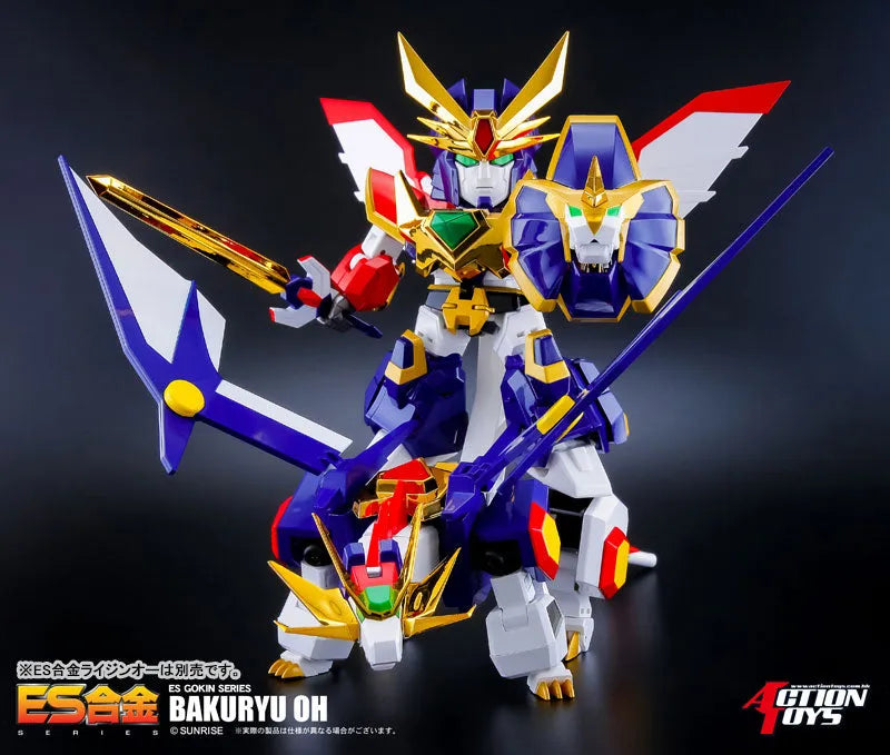 ES Gokin - Zettai Muteki Raijin-Oh - Bakuryuu-Oh (ACTION TOYS)ㅤ – Action Toys – ActionFigureBrasil