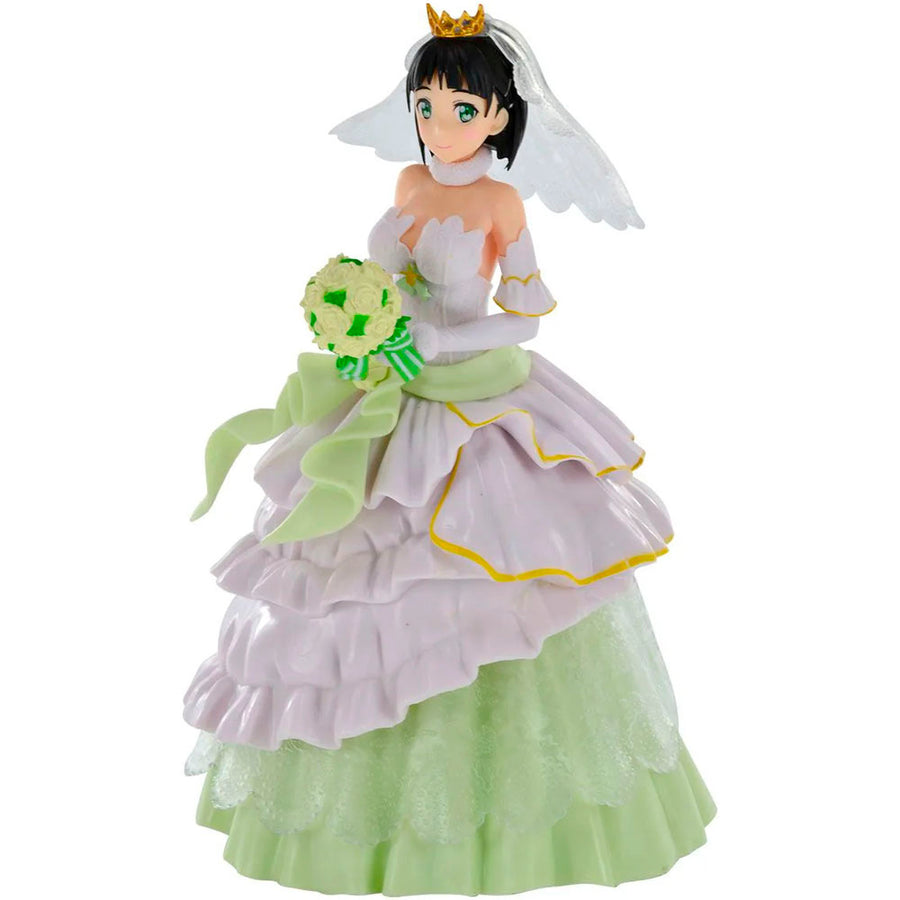 ESTÁTUA BANPRESTO EXQ FIGURE SWORD ART ONLINE CODE REGISTER - WEDDING SUGUHA KIRIGAYA (1529)
