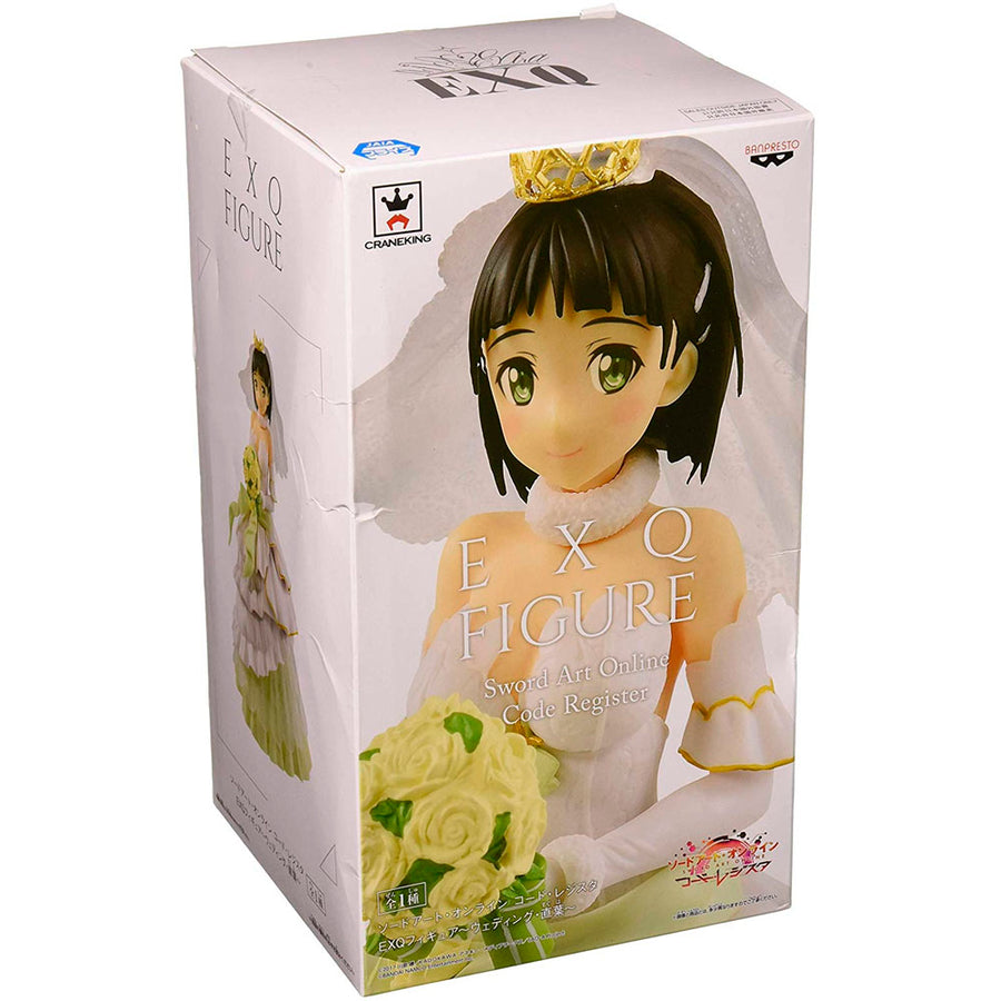 ESTÁTUA BANPRESTO EXQ FIGURE SWORD ART ONLINE CODE REGISTER - WEDDING SUGUHA KIRIGAYA (1529)