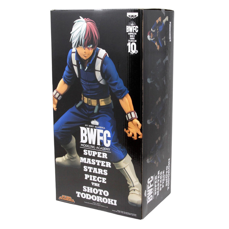 ESTÁTUA BANPRESTO MY HERO ACADEMIA BWFC SUPER MASTER STARS - SHOTO TODOROKI (18227)