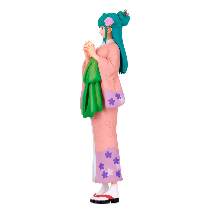 ESTÁTUA BANPRESTO ONE PIECE DXF THE GRANDLINE LADY WANOKUNI VOL.4 - KOZUKI HIYORI