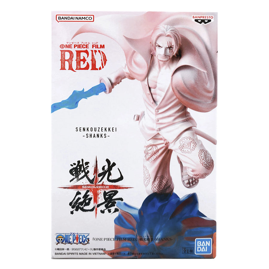 ESTÁTUA BANPRESTO ONE PIECE FILM RED - SENKOZEKKEI - SHANKS (84081)