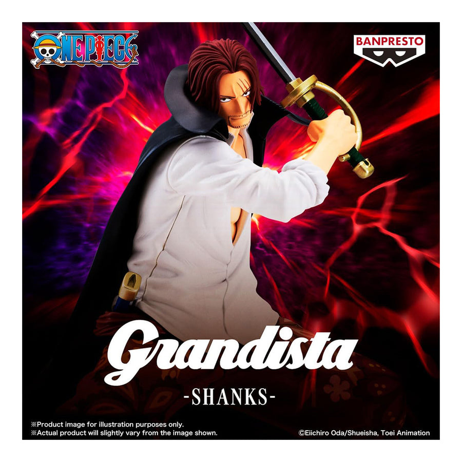 ESTÁTUA BANPRESTO ONE PIECE GRANDISTA - SHANKS (2107)