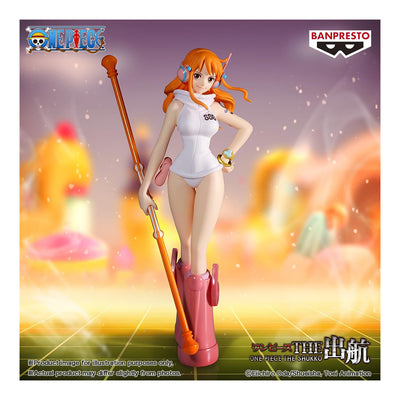ESTÁTUA BANPRESTO ONE PIECE THE SHUKKO - NAMI (EGGHEAD)