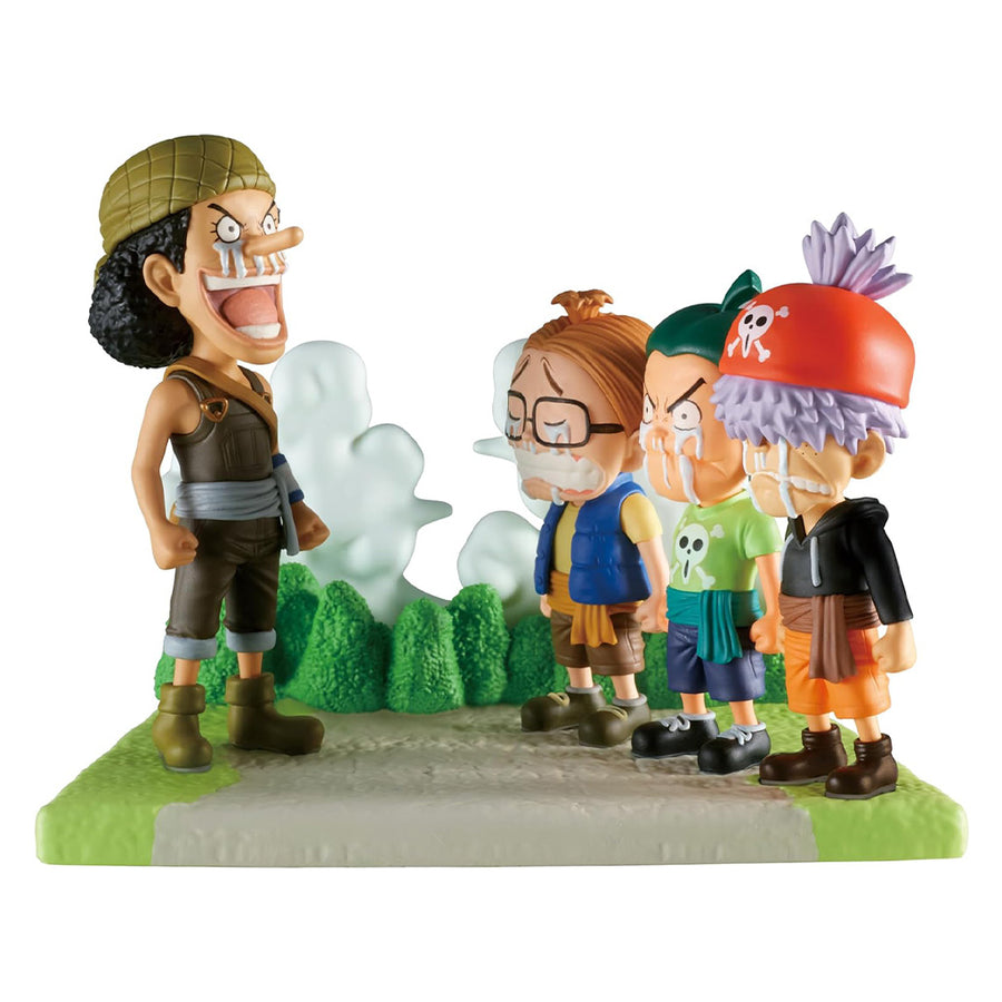 ESTÁTUA BANPRESTO ONE PIECE WCF LOG STORIES - USOPP PIRATES (88096)