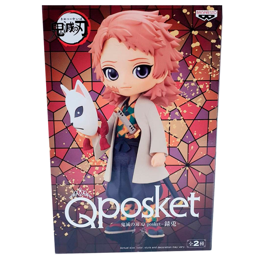 ESTÁTUA BANPRESTO Q POSKET DEMON SLAYER - SABITO (VERSÃO A)