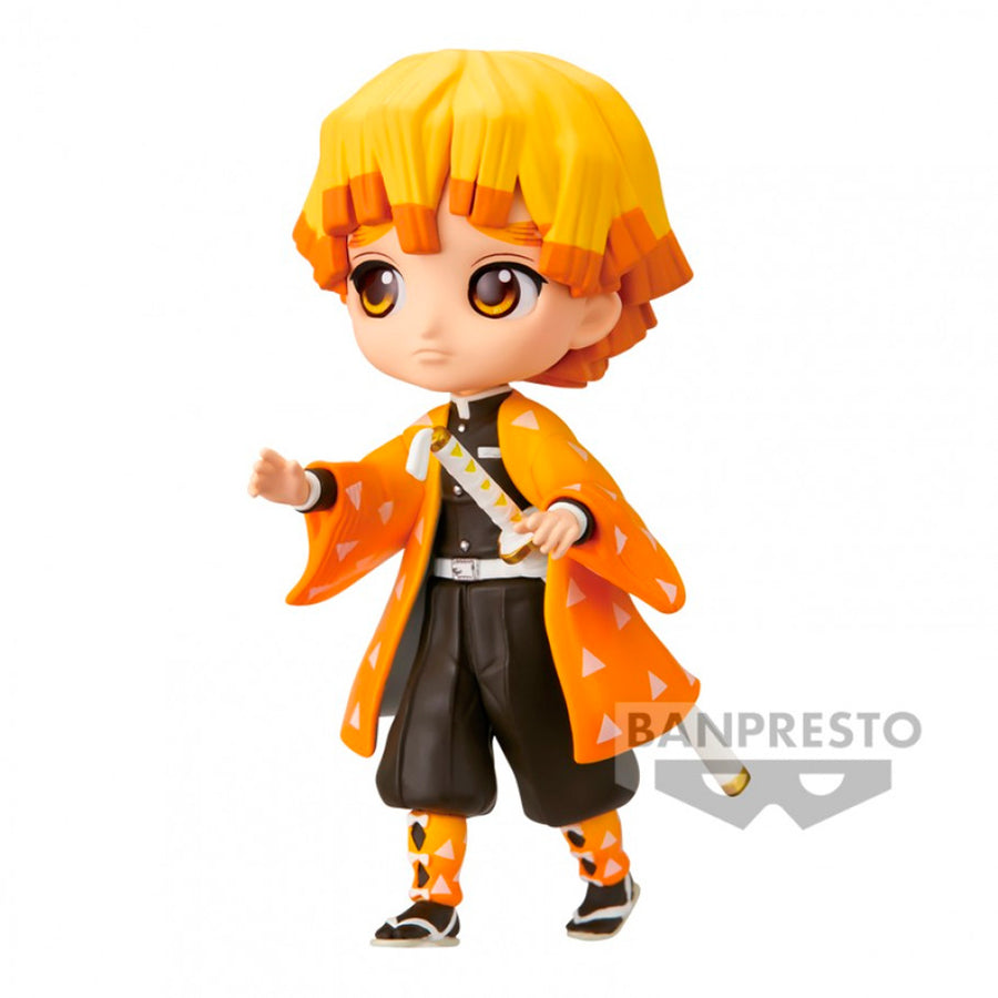 ESTÁTUA BANPRESTO Q POSKET PETIT DEMON SLAYER VOL.6 - ZENITSU AGATSUMA