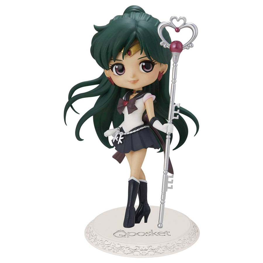 ESTÁTUA BANPRESTO Q POSKET SAILOR MOON ETERNAL - SUPER SAILOR PLUTO (VERSÃO A)