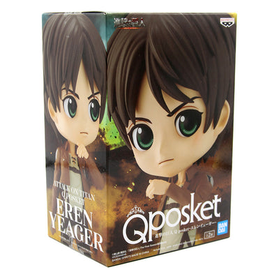 ESTÁTUA BANPRESTO QPOSKET ATTACK ON TITAN - EREN YEAGER VERSION B (18528)