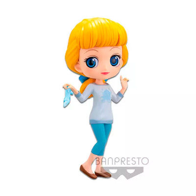 ESTÁTUA BANPRESTO QPOSKET DISNEY - CINDERELLA (VERSÃO A)
