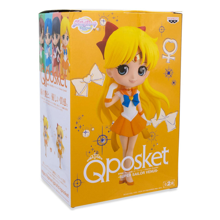 ESTÁTUA BANPRESTO QPOSKET SAILOR MOON ETERNAL - SUPER SAILOR VENUS VER.A (17109)