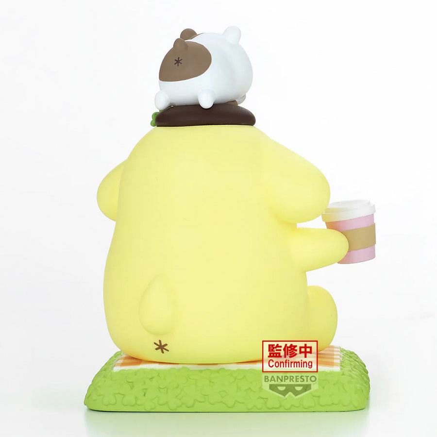 ESTÁTUA BANPRESTO SANRIO CINNAMOROLL NAKAYOSHI MEMORIES - POMPOMPURIN B.VERSION (394)