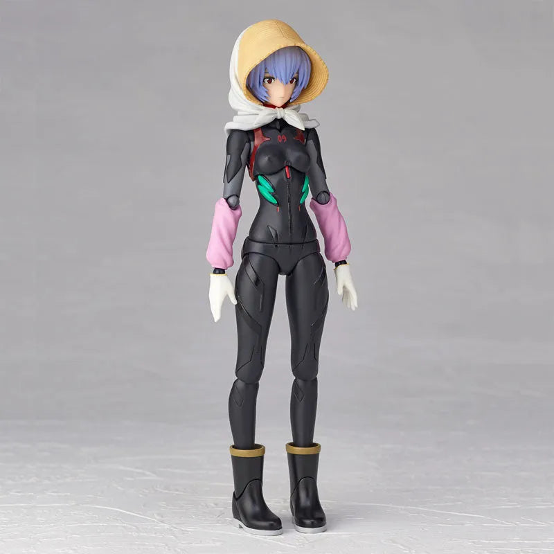 EVANGELION EVOLUTION EV-022 Evangelion: 3.0+1.0 Thrice Upon a Time Rei Ayanami [Name] 3rd Ver.ㅤ – Kaiyodo – ActionFigureBrasil