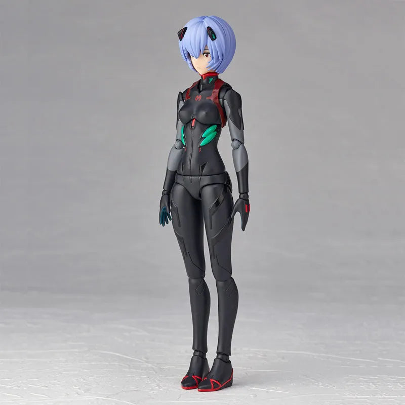 EVANGELION EVOLUTION EV-022 Evangelion: 3.0+1.0 Thrice Upon a Time Rei Ayanami [Name] 3rd Ver.ㅤ – Kaiyodo – ActionFigureBrasil