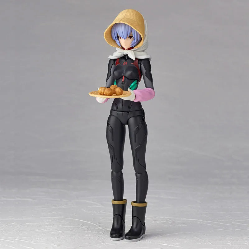 EVANGELION EVOLUTION EV-022 Evangelion: 3.0+1.0 Thrice Upon a Time Rei Ayanami [Name] 3rd Ver.ㅤ – Kaiyodo – ActionFigureBrasil
