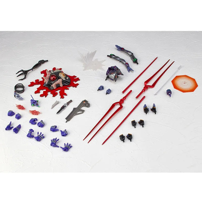 EVANGELION EVOLUTION EV-EX EVA-01 & EVA-13 + Spear of Gaiusㅤ – Kaiyodo – ActionFigureBrasil