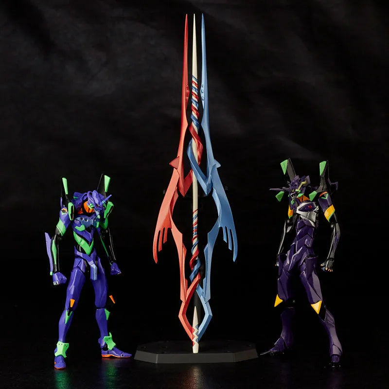 EVANGELION EVOLUTION EV-EX EVA-01 & EVA-13 + Spear of Gaiusㅤ – Kaiyodo – ActionFigureBrasil