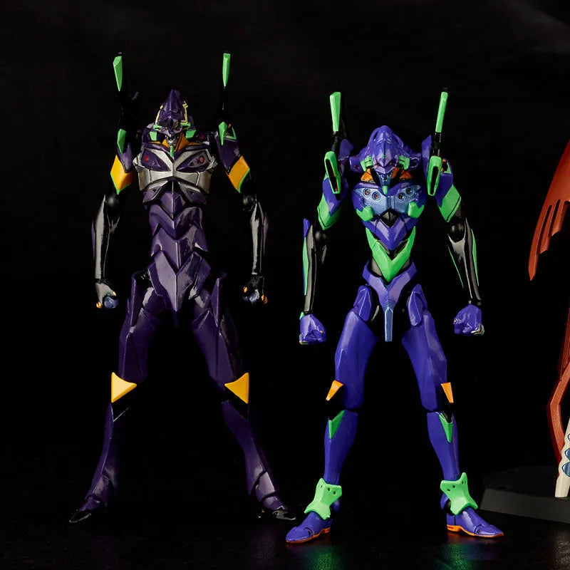 EVANGELION EVOLUTION EV-EX EVA-01 & EVA-13 + Spear of Gaiusㅤ – Kaiyodo – ActionFigureBrasil