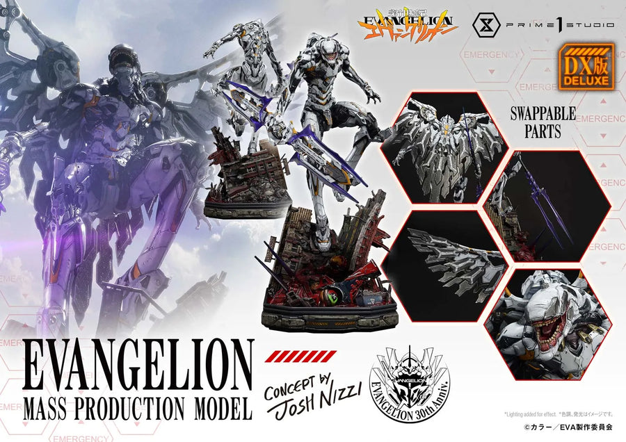 Evangelion Mass Production Model (Deluxe Bonus Version) NEON GENESIS EVANGELION – Prime1Studio – ActionFigure Brasil