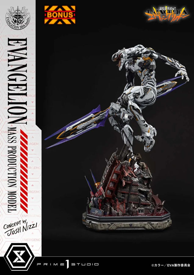 Evangelion Mass Production Model (Deluxe Bonus Version) NEON GENESIS EVANGELION – Prime1Studio – ActionFigure Brasil