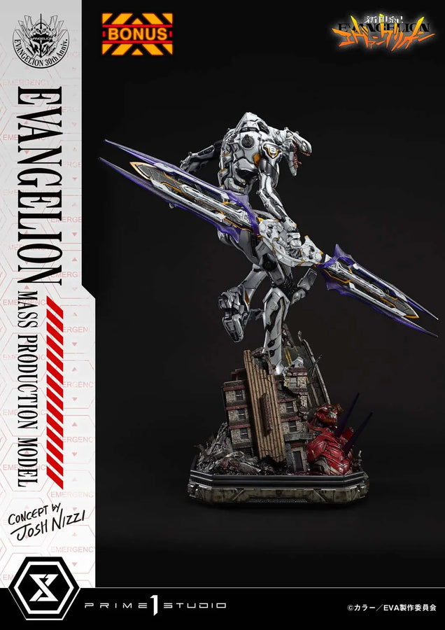 Evangelion Mass Production Model (Deluxe Bonus Version) NEON GENESIS EVANGELION – Prime1Studio – ActionFigure Brasil