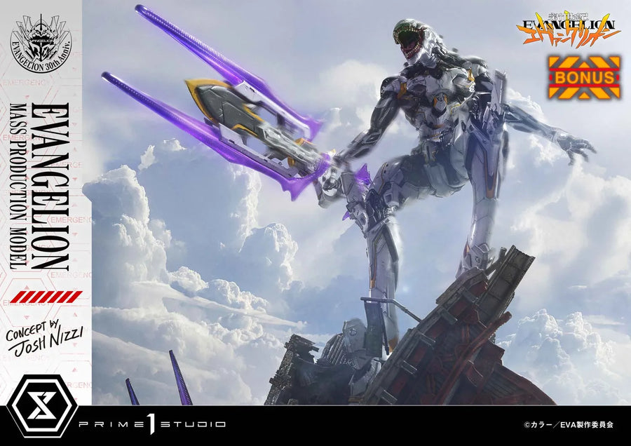 Evangelion Mass Production Model (Deluxe Bonus Version) NEON GENESIS EVANGELION – Prime1Studio – ActionFigure Brasil