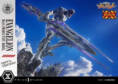 Evangelion Mass Production Model (Deluxe Bonus Version) NEON GENESIS EVANGELION – Prime1Studio – ActionFigure Brasil