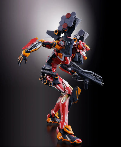 Evangelion Production Model-02 30th With the Spear of Cassius – Tamashii Nations – ActionFigure Brasil — com base expositora