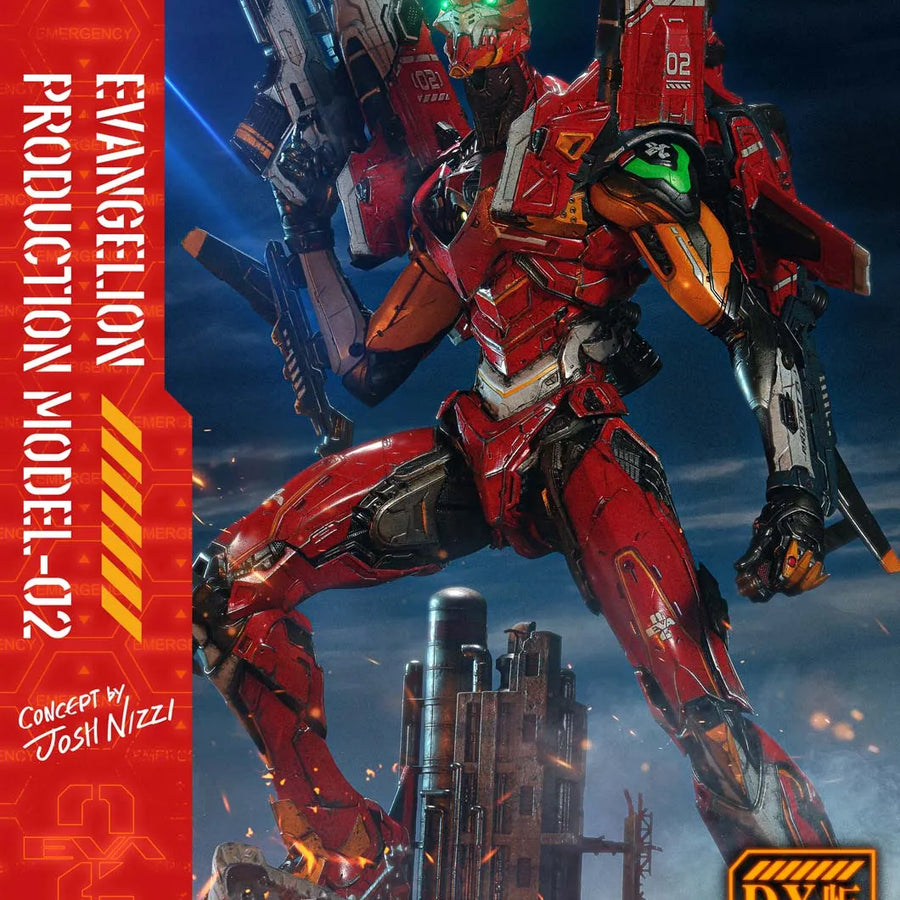 Evangelion Production Model-02 (Deluxe Bonus Version) Evangelion – Prime1Studio – ActionFigure Brasil